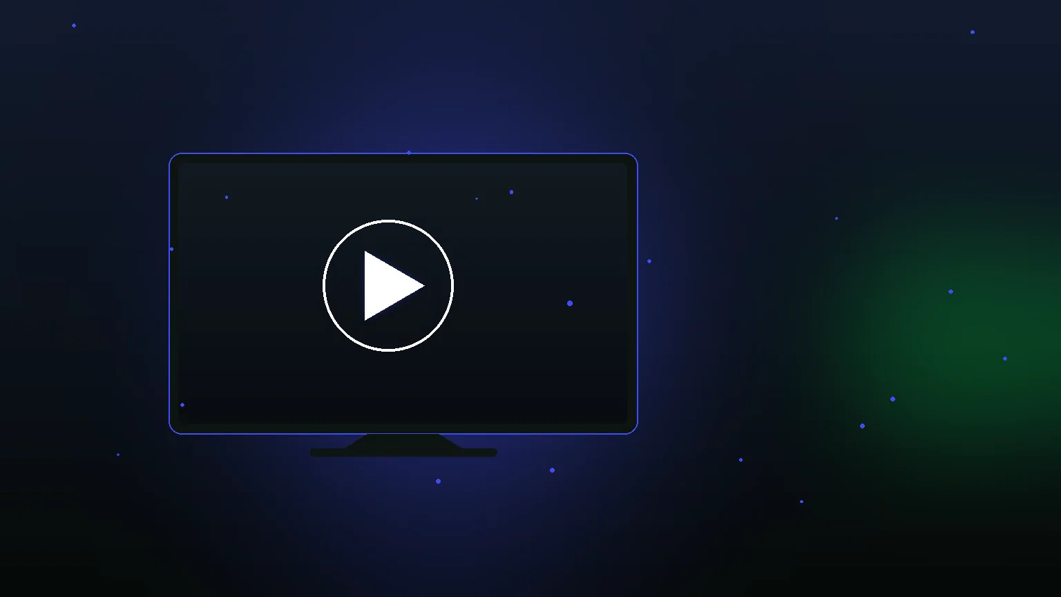 Salon avec télévision affichant une interface IPTV moderne