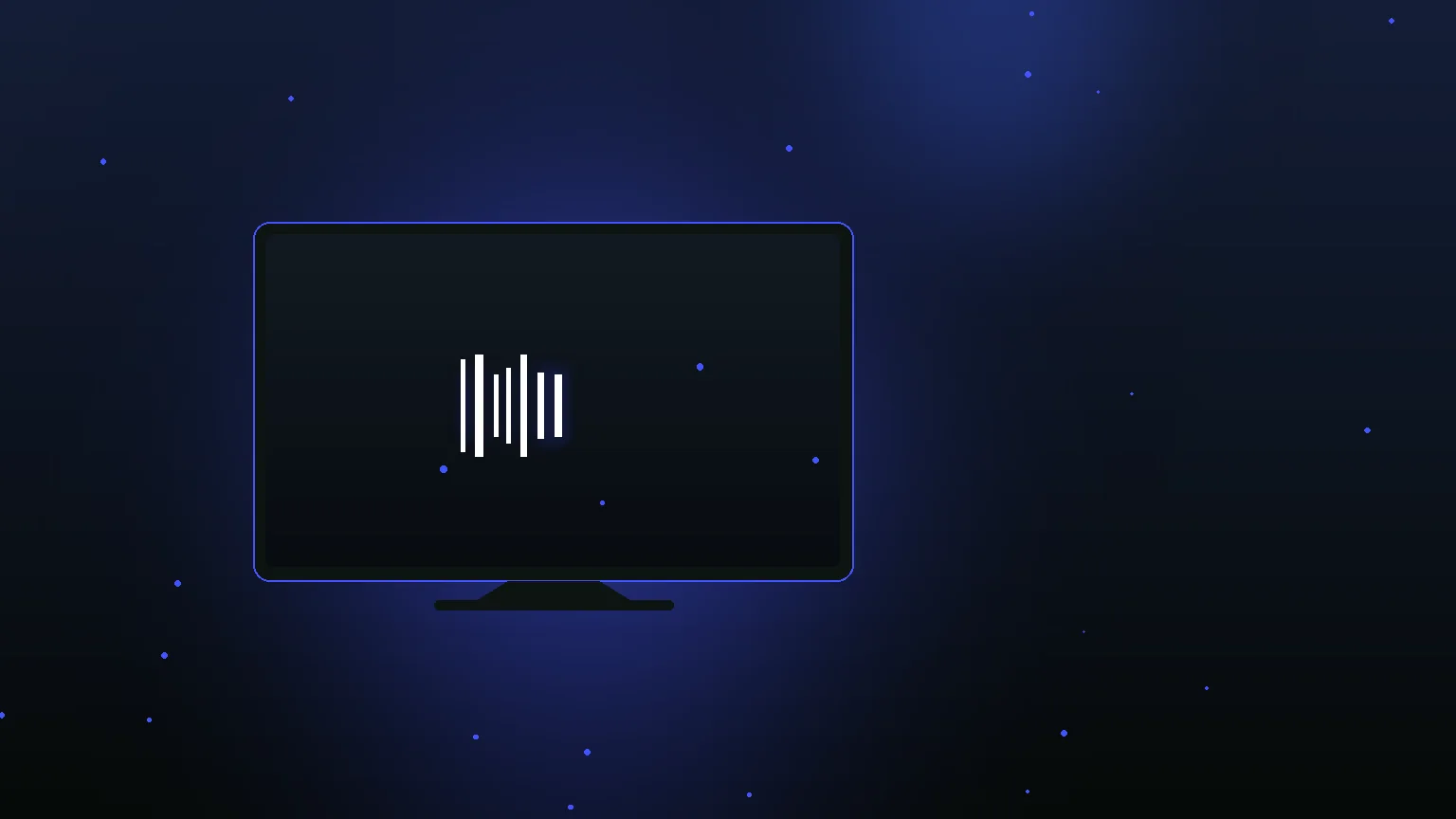 Écran affichant un message d'erreur de connexion sur une application IPTV