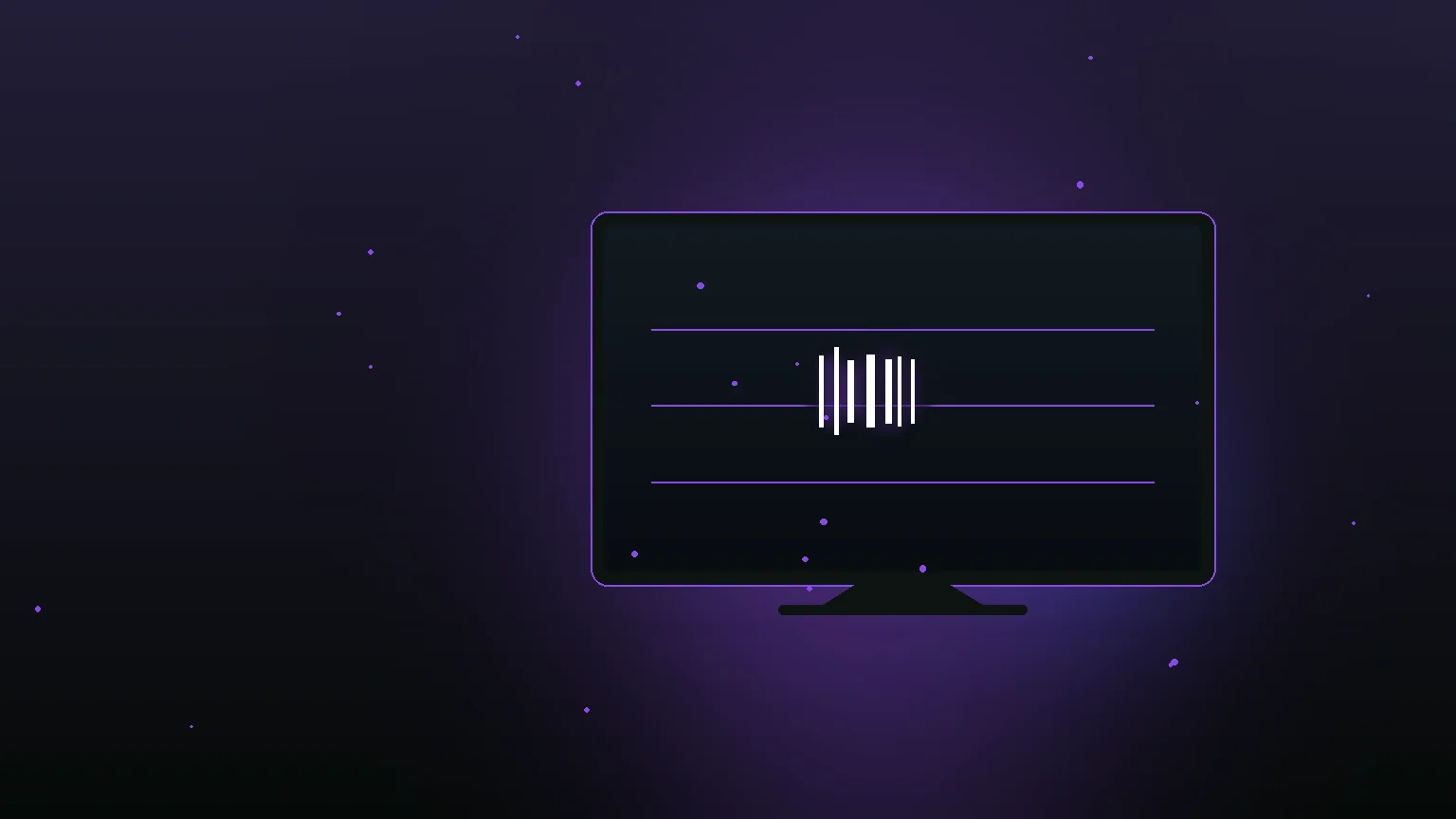 Écran affichant un champ de connexion pour un service IPTV
