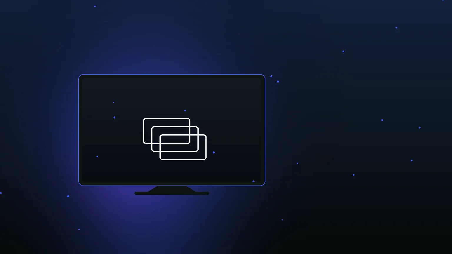 Schéma visuel de diffusion de flux vidéo depuis un serveur vers plusieurs écrans connectés