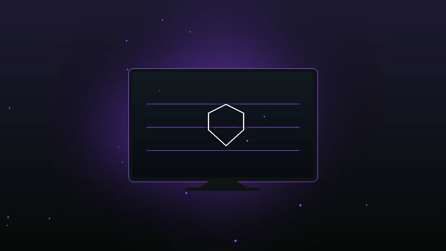 Interface d'application de lecture IPTV affichée sur un écran de télévision
