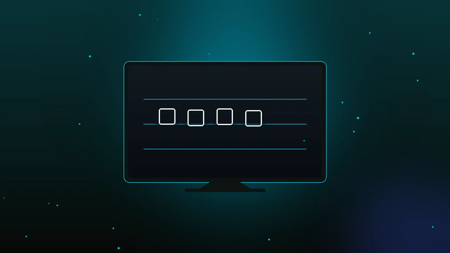 Plusieurs appareils affichant des interfaces d'applications IPTV côte à côte