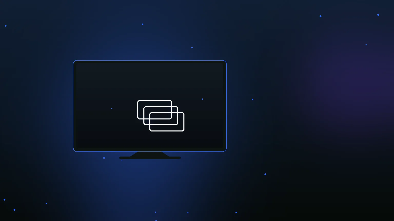 Schéma visuel de diffusion de contenu vidéo vers plusieurs écrans connectés