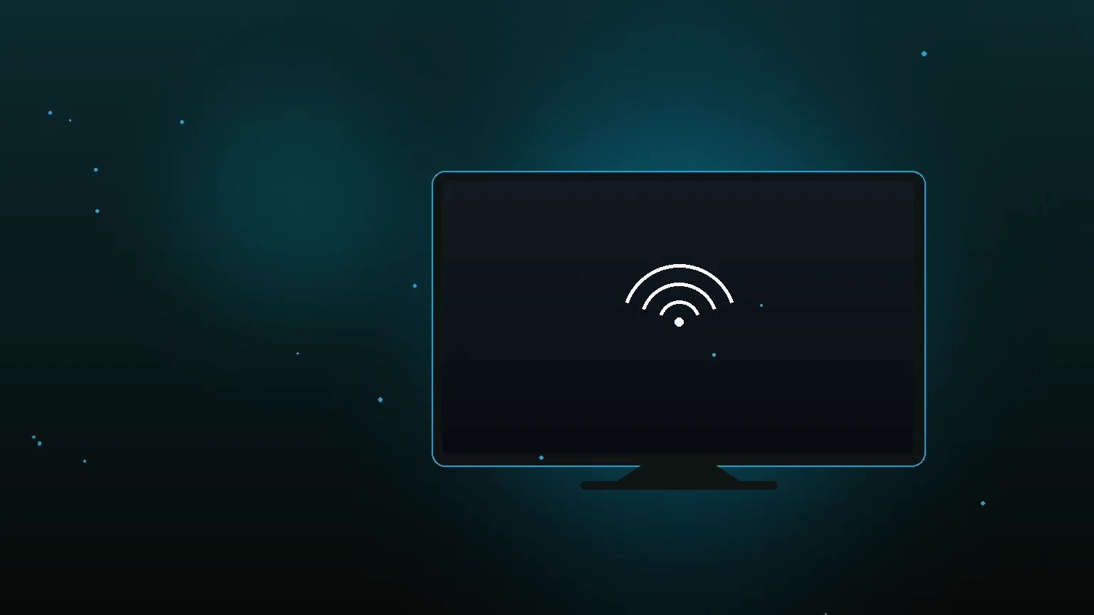 Télécommande pointée vers une télévision affichant un menu de chaînes IPTV