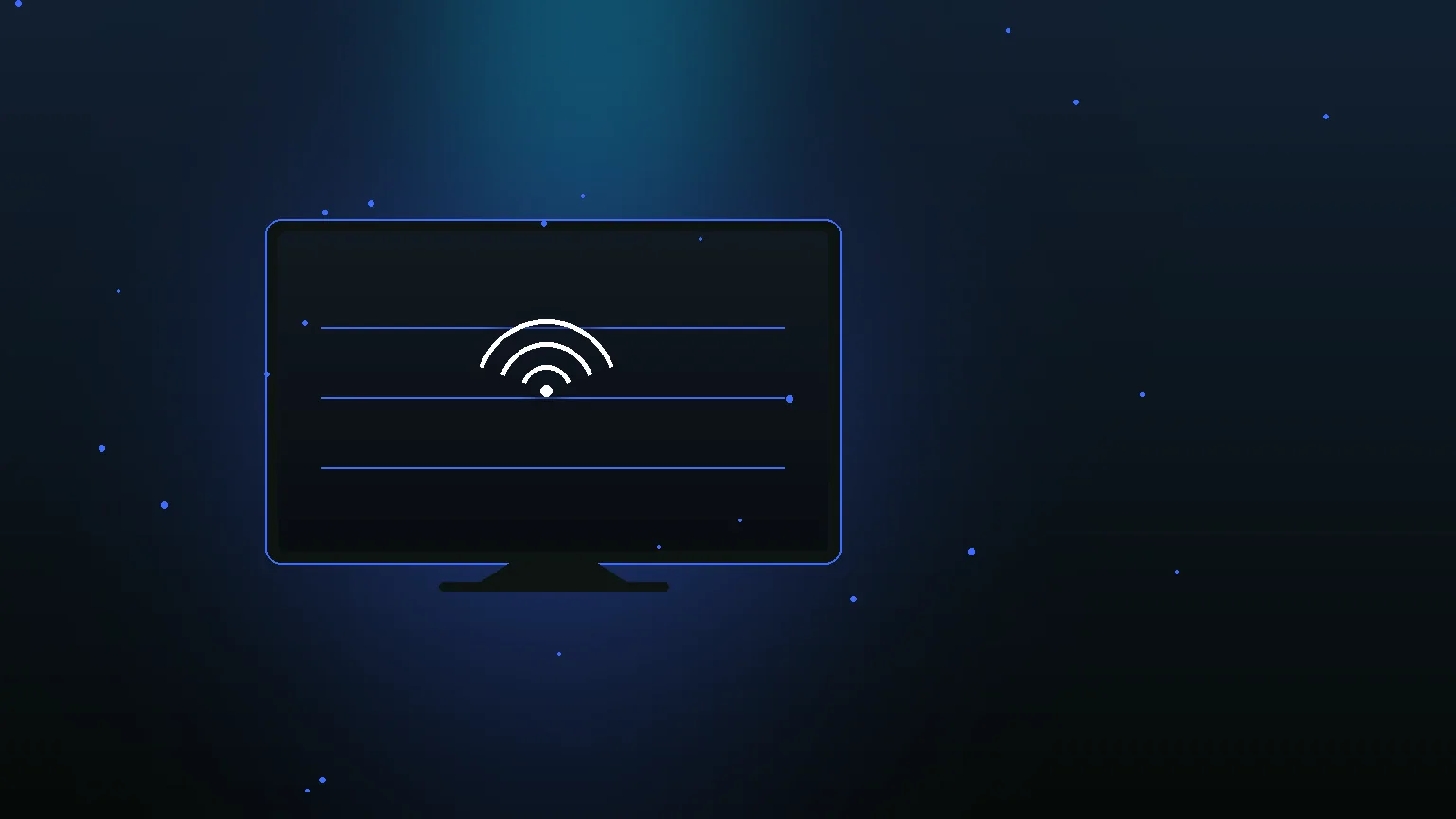 Téléviseur Samsung affichant une application de streaming IPTV